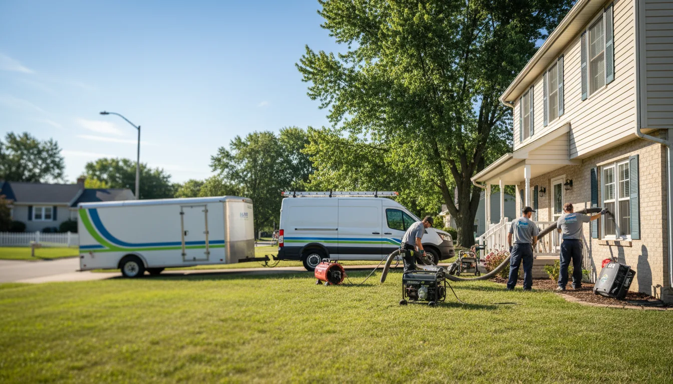 Flooded Basement Restoration And Cleanup With Repair in Rockville, MN near me